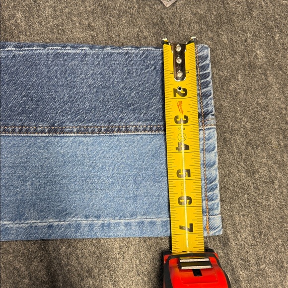 LoveGEN Women's Two-Tone Straight Leg Jeans - Picture 9 of 9